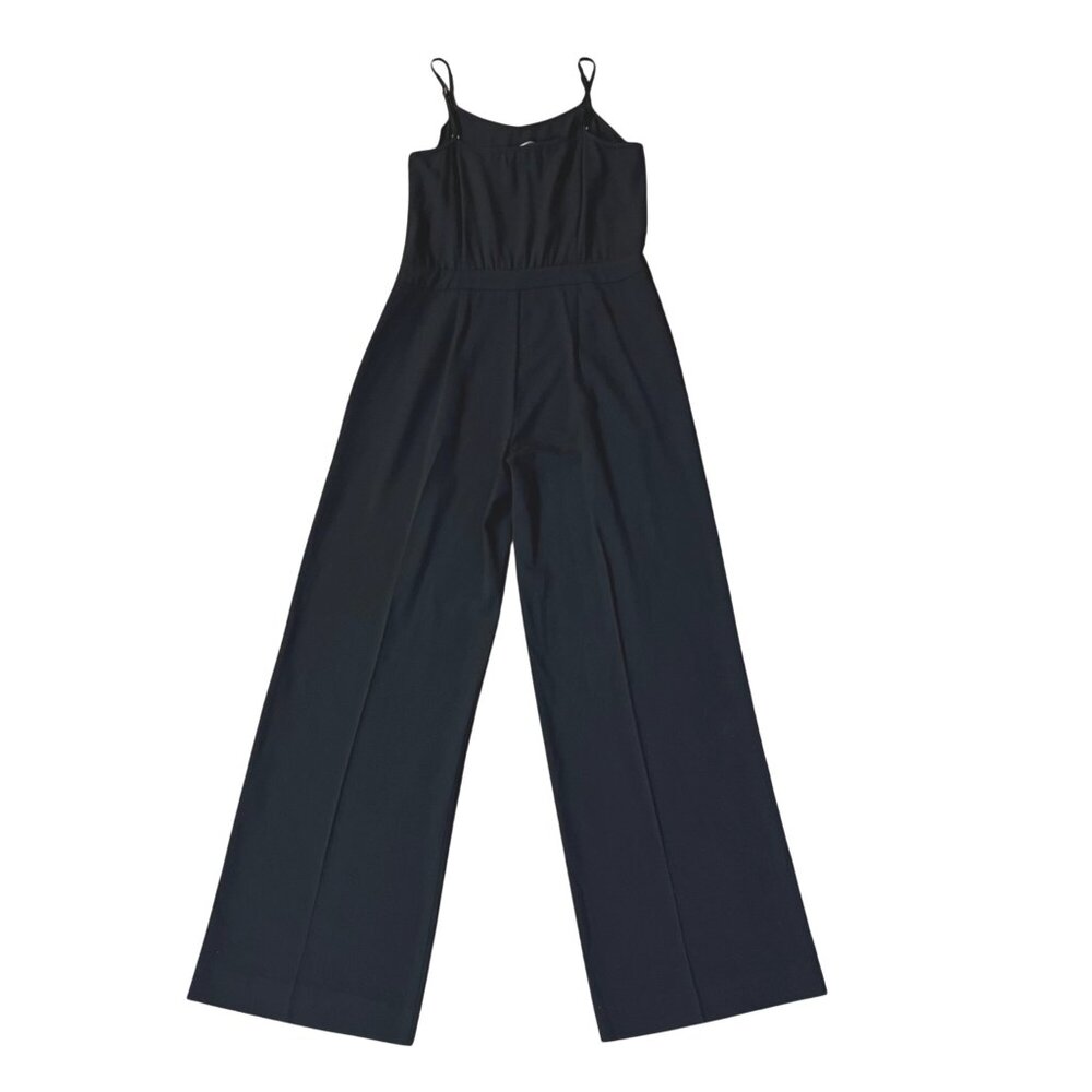 Banana Republic Black Jumpsuit Women’s 2 Sleeveless Side Zip Used - Picture 4 of 13